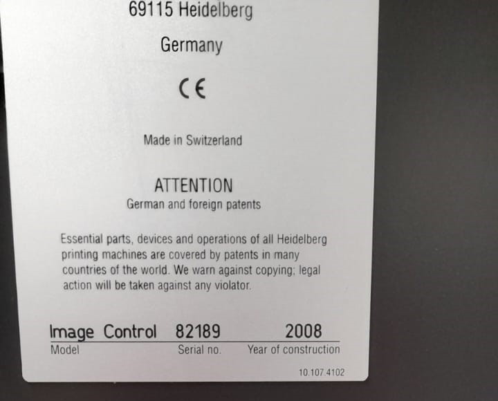 Heidelberg IMAGE CONTROL 2008 ref.25036588 Heidelberg IMAGE CONTROL 2008 ref.25036588