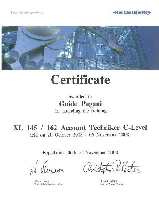 certificatoguidopagani