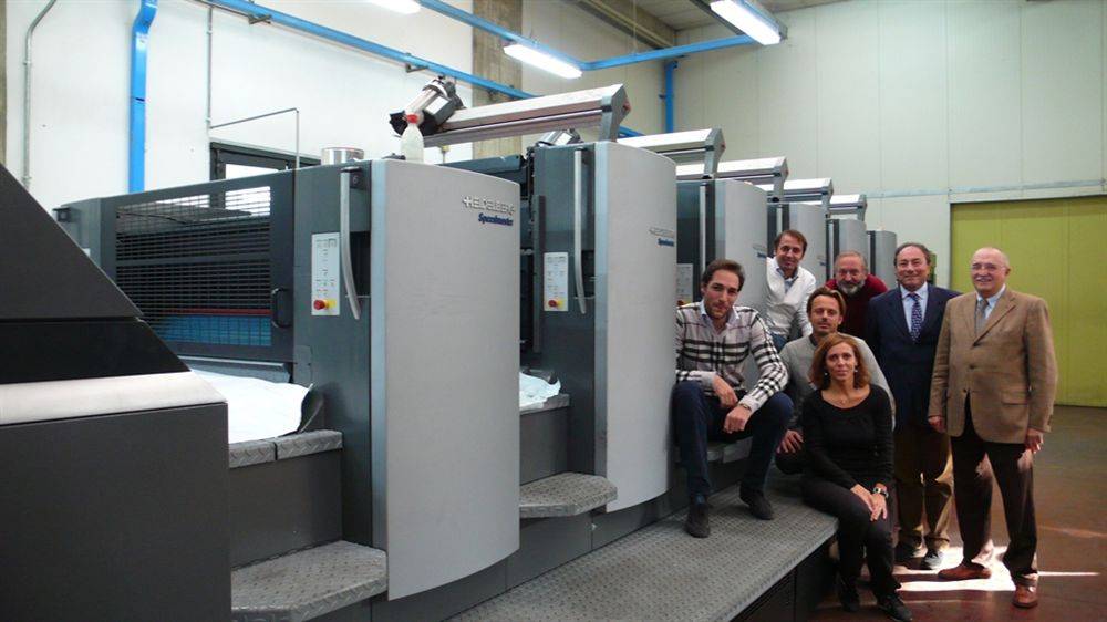 BRIGHI & VENTURI ad alta qualita'  con una Heidelberg CD102-5+LX CAMPORESE
