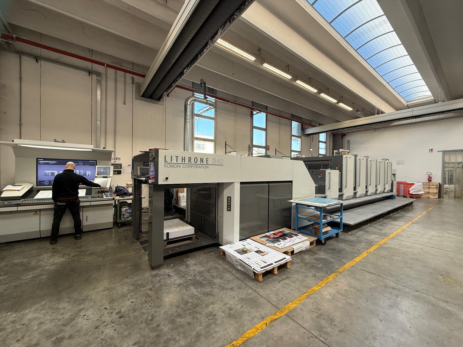 Camporese vende alla CombiGraf una Komori GL 540+LX del 2017 full optional