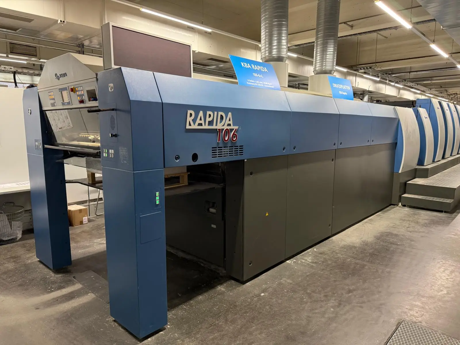 KBA RAPIDA 106-6  HS SIS SPC + L ALV3 FAPC Hyb. 2014 rif.25036582