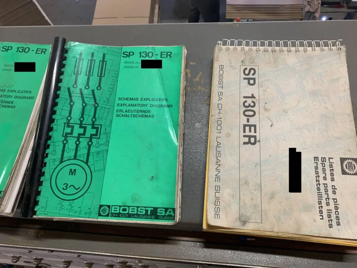 Bobst SP 130 ER 1989 ref.21036070