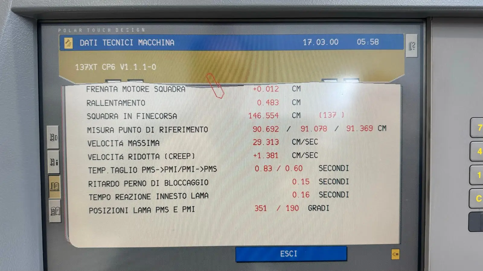 Polar 137 XT - AT - Flow Line 2004 ref.26036743