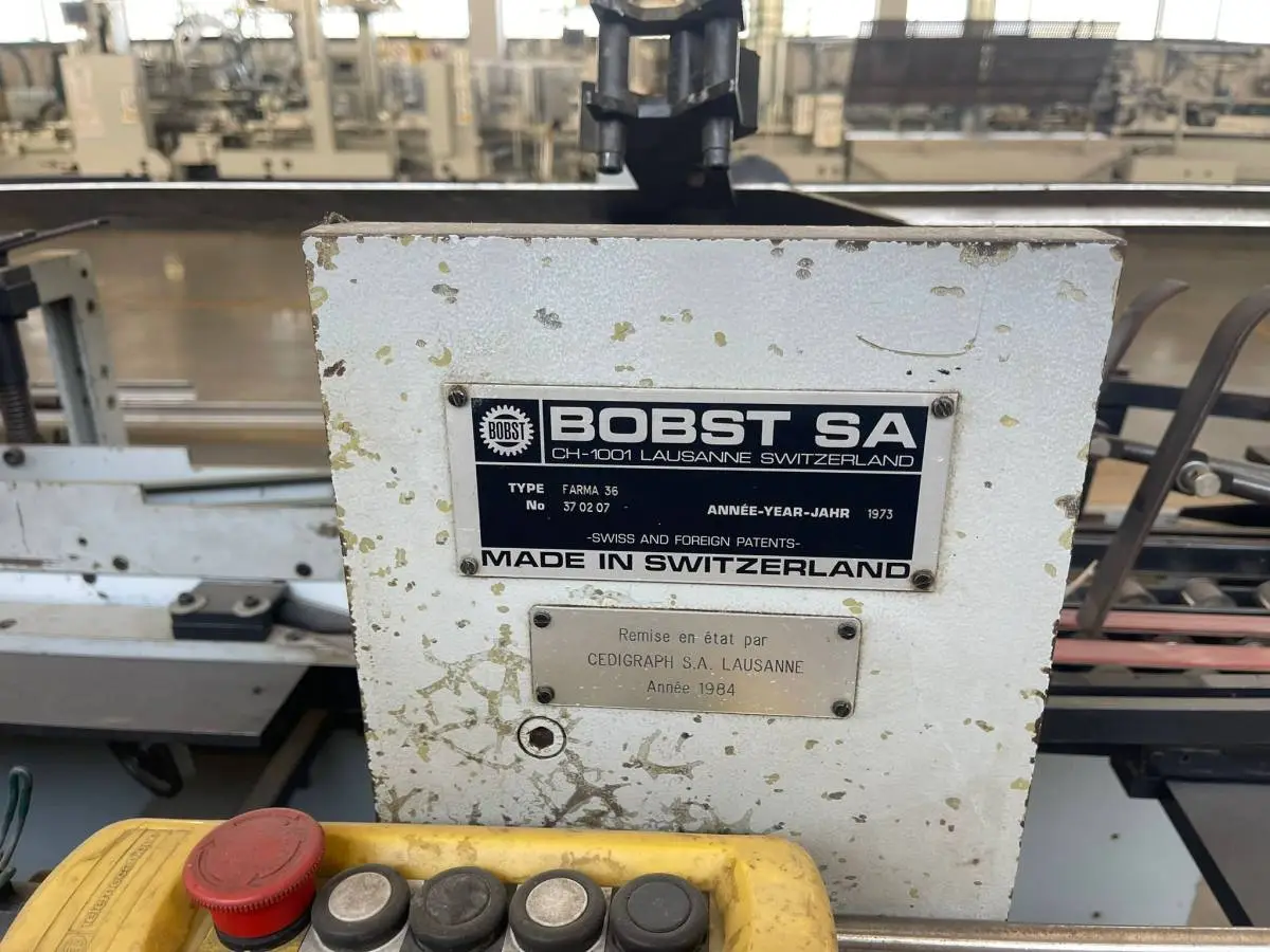 Bobst PHARMA 36 1973 ref.20035629