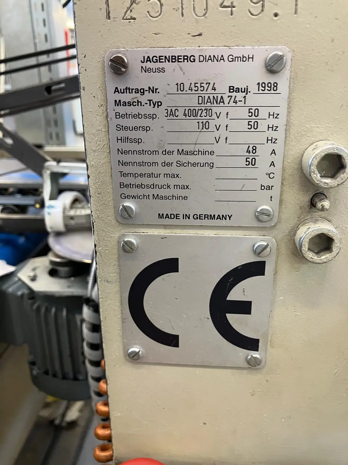 Jagenberg 74-1 1998 rif.24036460