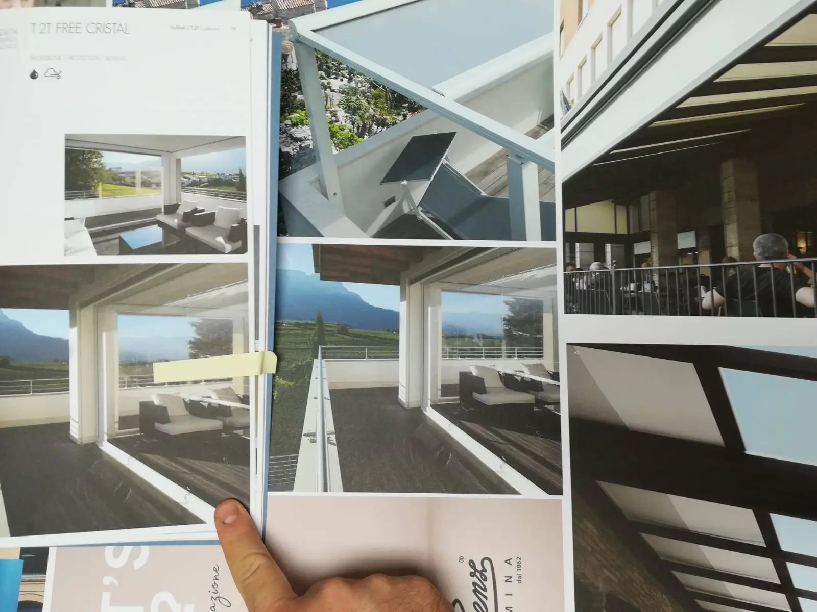 On the photo comparison between traditional print on the left and print leduv on the right