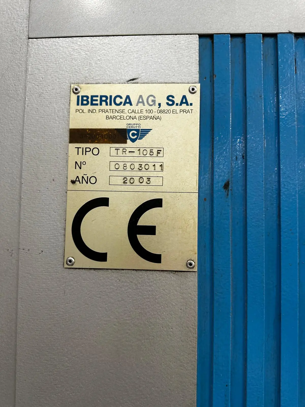 IBERICA TR-105  F 2003 rif.25036594