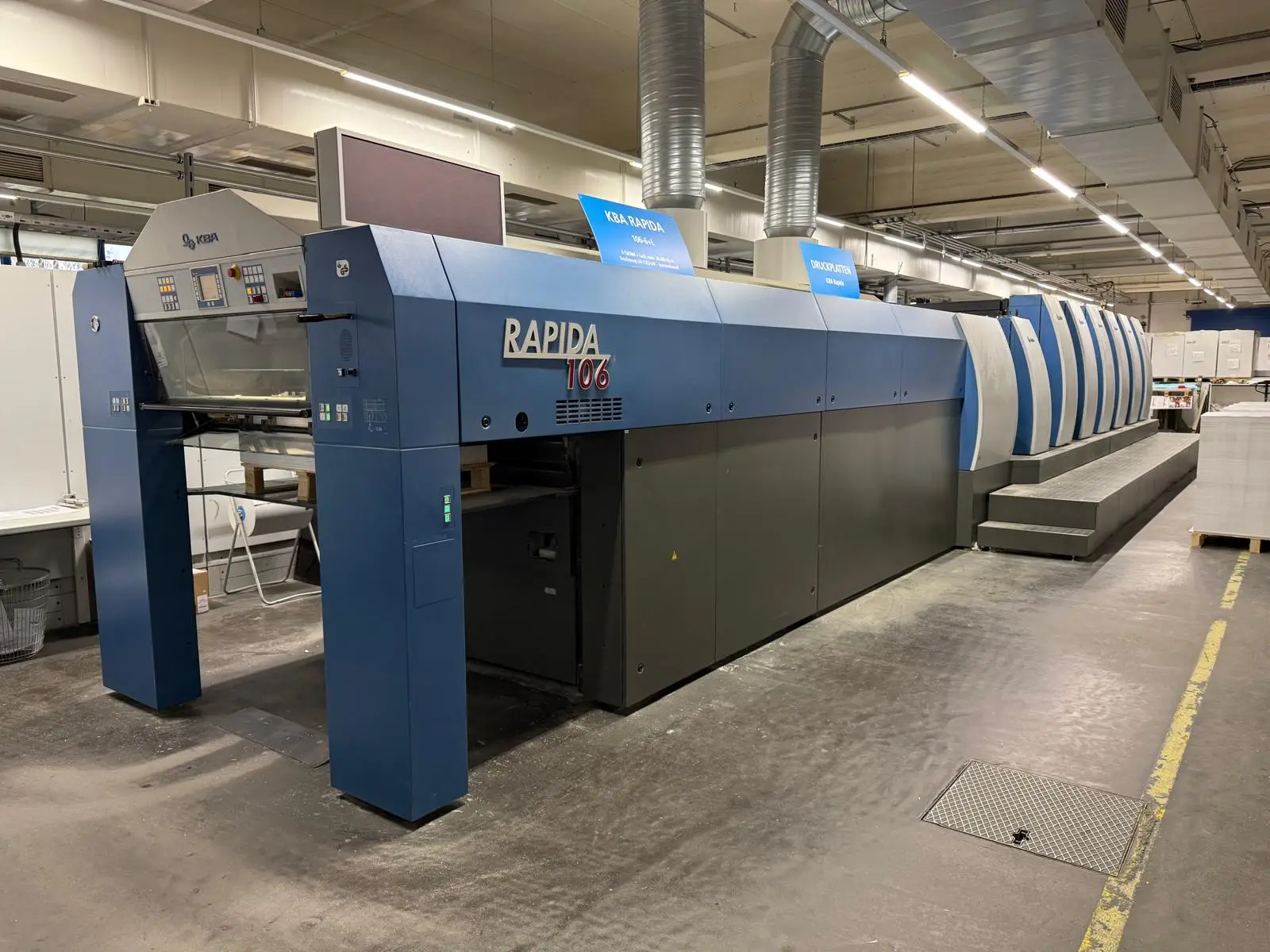 KBA RAPIDA 106-6  HS SIS SPC + L ALV3 FAPC Hyb. 2014 rif.25036582