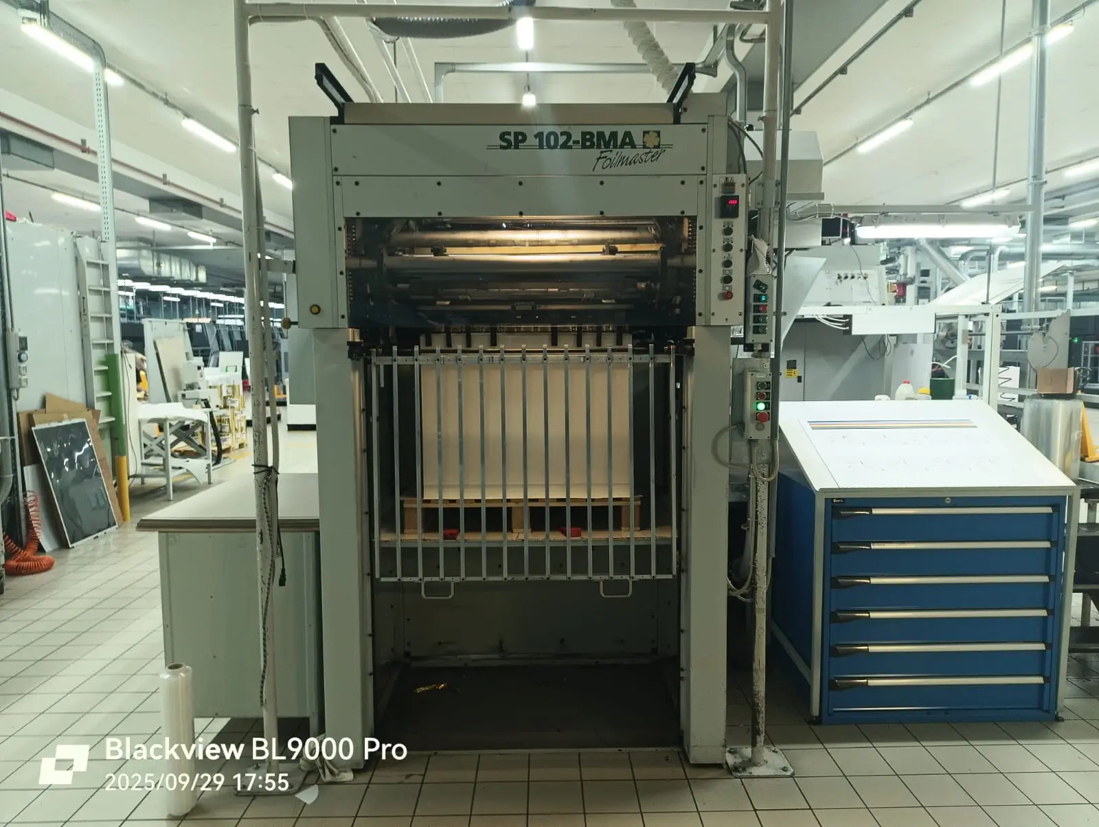 Bobst SP 102 BMA Foilmaster 2002 ref.25036563