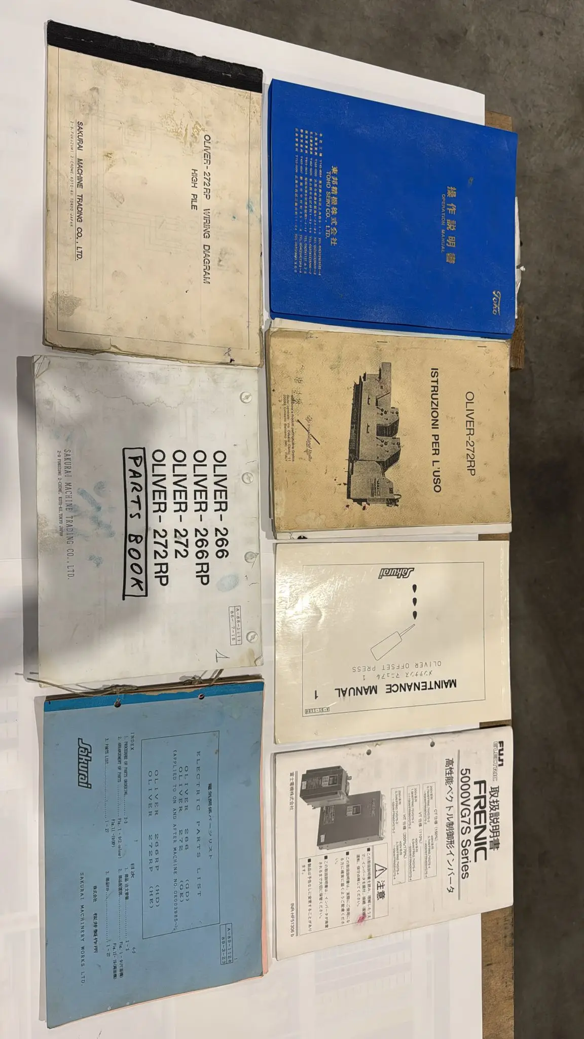 Sakurai OLIVER 272-2  RP 1990 rif.24036483